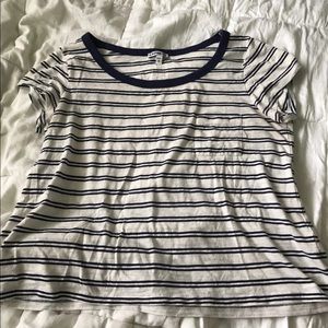 Express striped tee